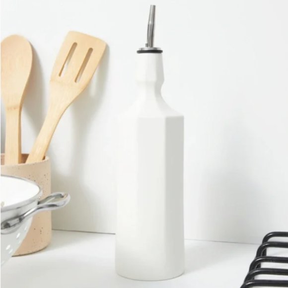 Olive Oil Bottle – White The Bright Angle Elixir - Picture 1 of 5